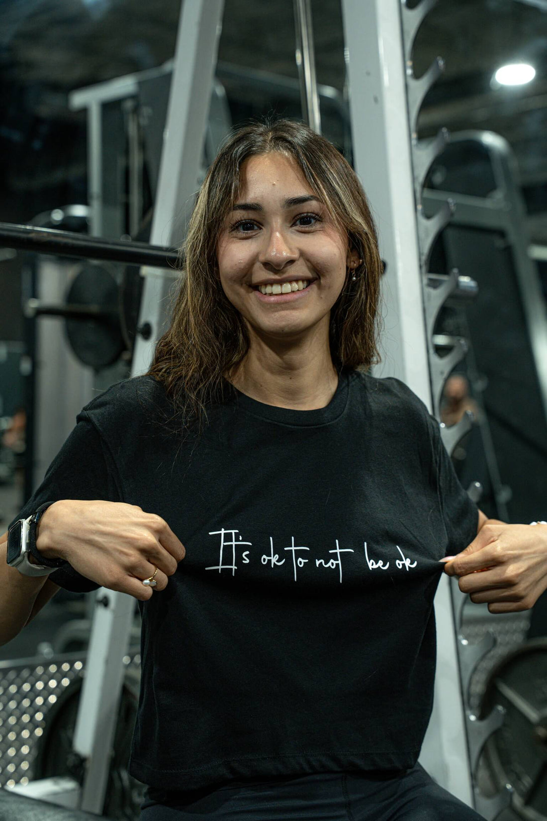 “It’s Ok to Not Be Ok” Crop Tee