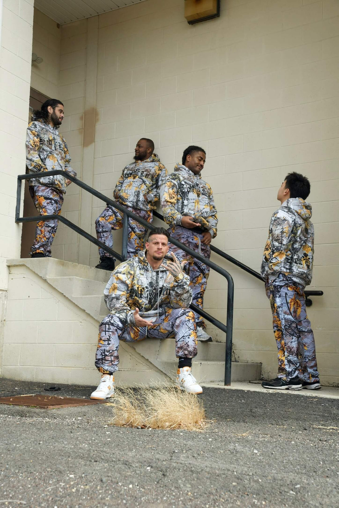 Camo Parachute Joggers