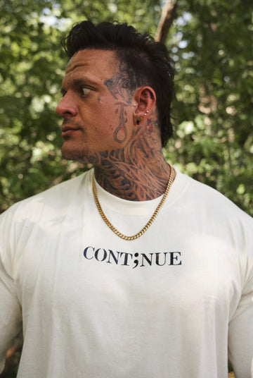 CONT;NUE Cropped T-Shirt